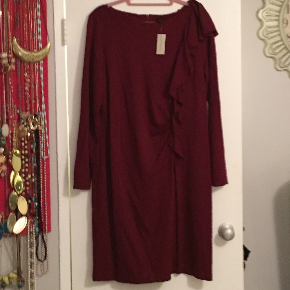 Ruffed Front Dress